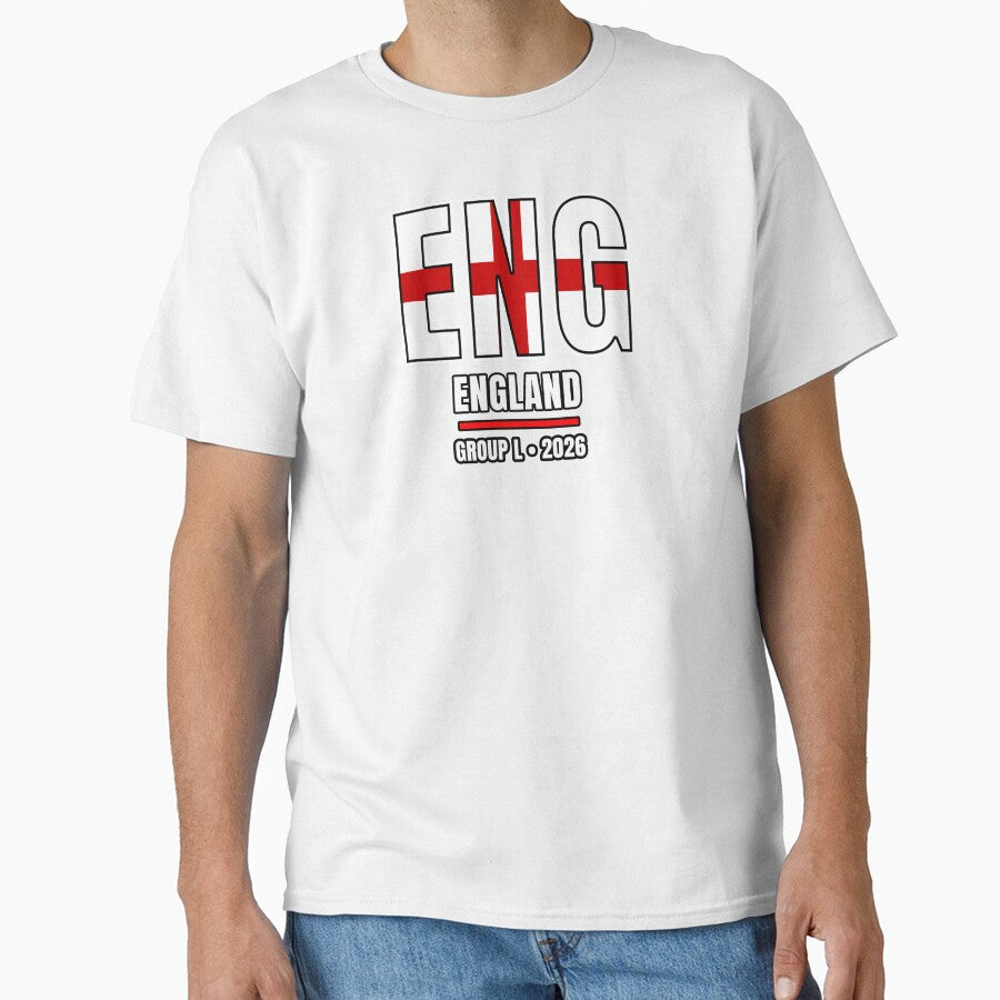 England 2026 Football Shirt | ENG England Soccer Fan Apparel | England National Team Supporter Tee | Football 2026 Gift by The Hairy Melon