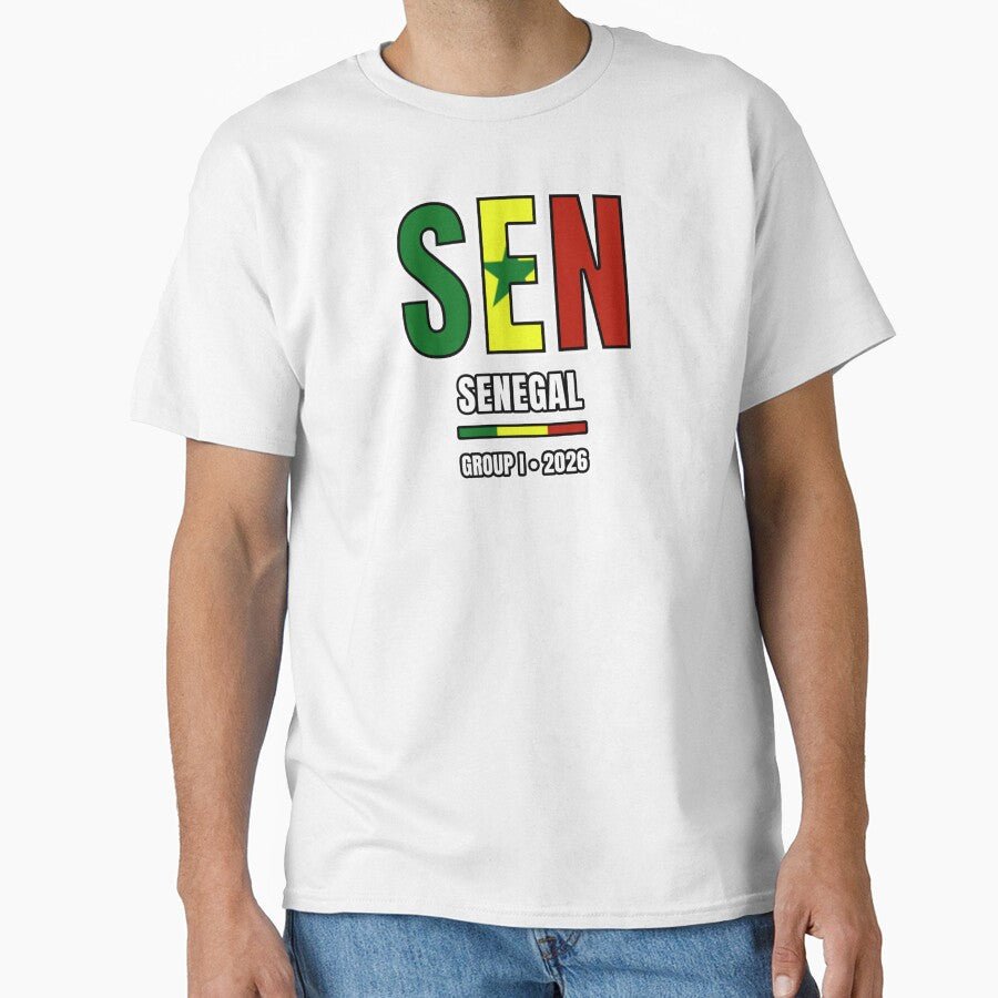 Senegal 2026 Football Shirt | SEN Senegal Soccer Fan Apparel | Senegal National Team Supporter Tee | Football 2026 Gift by The Hairy Melon
