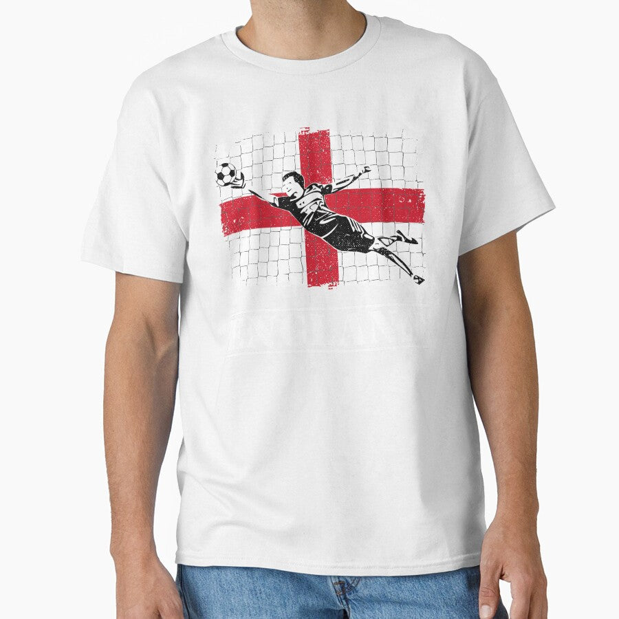 England Soccer Supporter Goalkeeper Shirt by zeno27