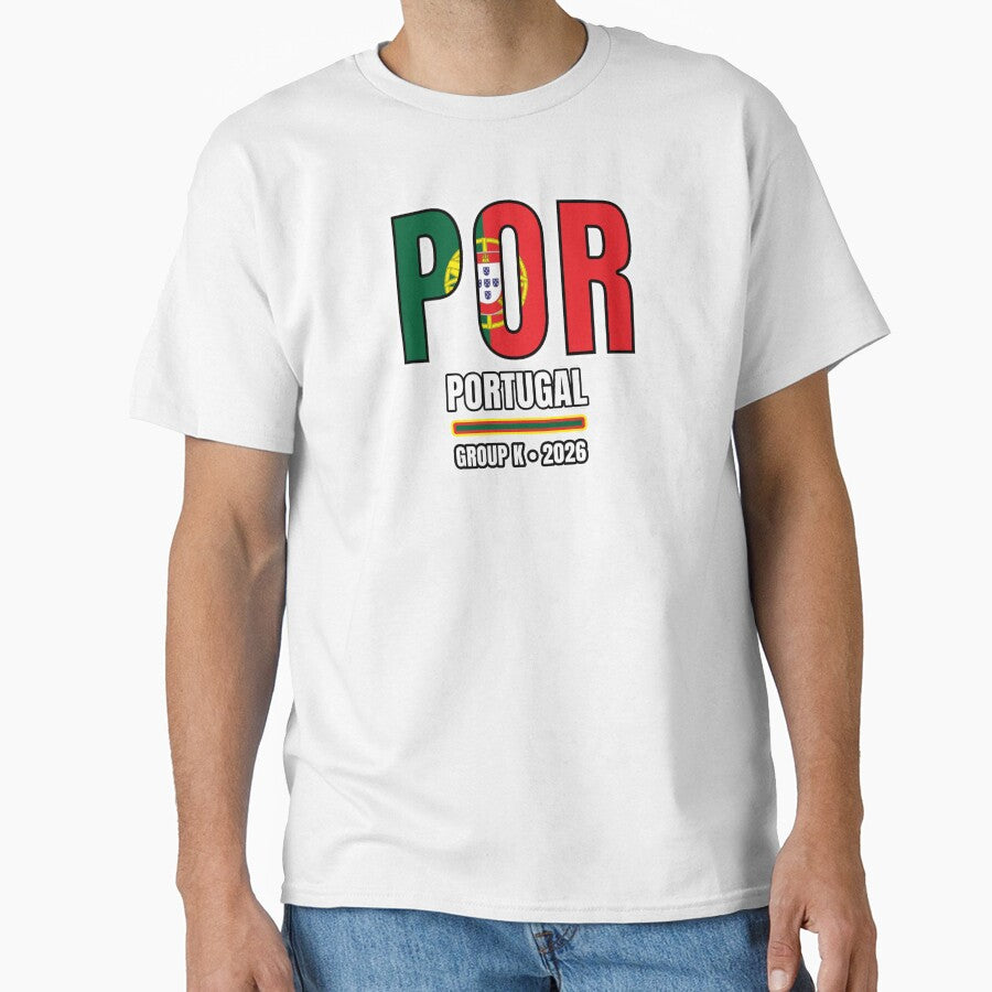 Portugal 2026 Football Shirt | POR Portugal Soccer Fan Apparel | Portugal National Team Supporter Tee | Football 2026 Gift by The Hairy Melon