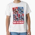 Pop Art England Lion Football Fan Shirt | Roar For England Supporter Design by The Hairy Melon
