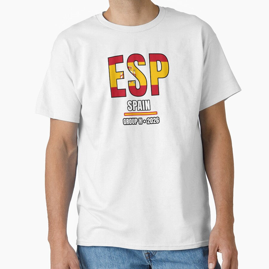 Spain 2026 Football Shirt | ESP Spain Soccer Fan Apparel | Spain National Team Supporter Tee | Football 2026 Gift by The Hairy Melon