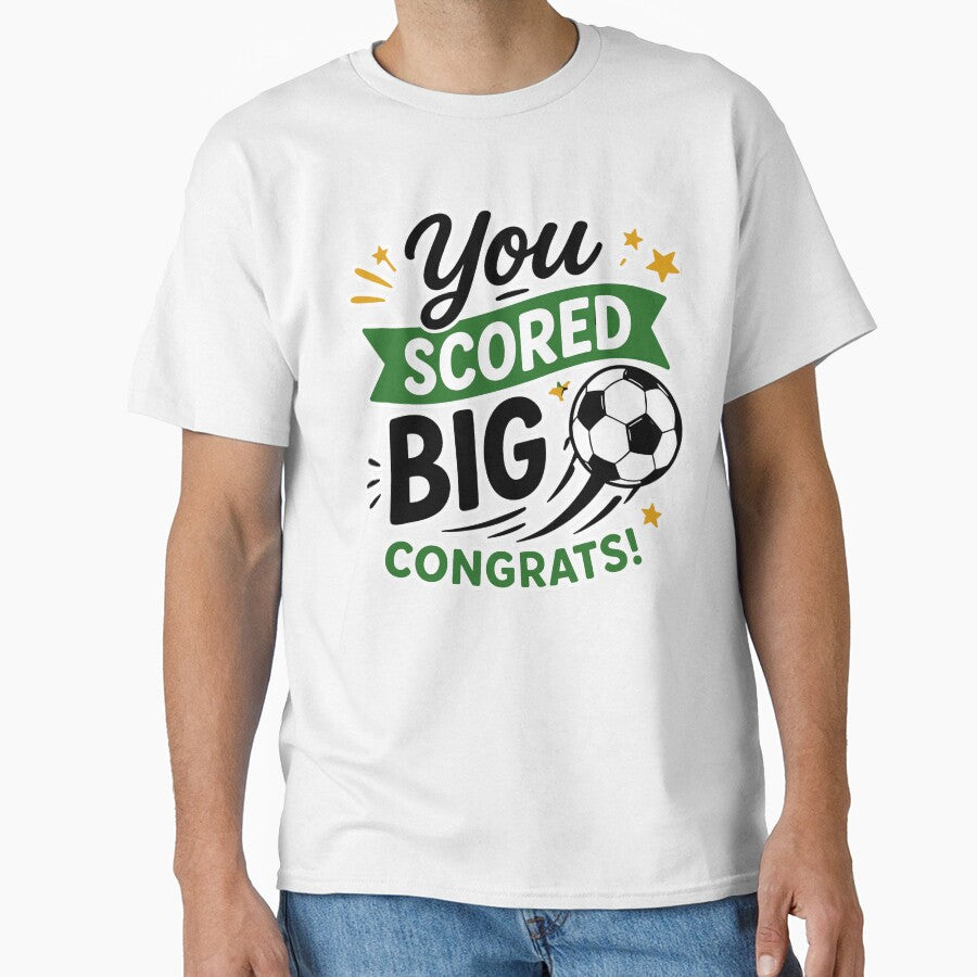 You Scored Big – Soccer Congrats Celebration by Gift Phrase Studio