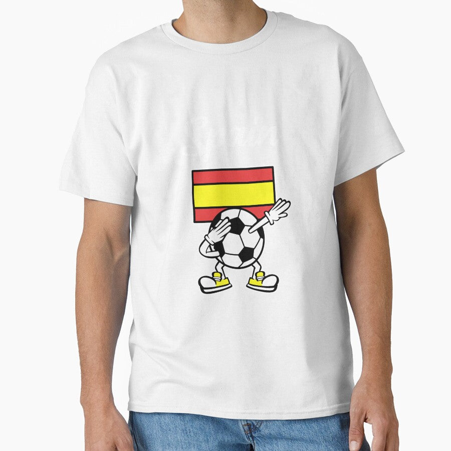SPAIN - Dabbing Football Soccer Ball - SPAIN Flag by Darling DeDe