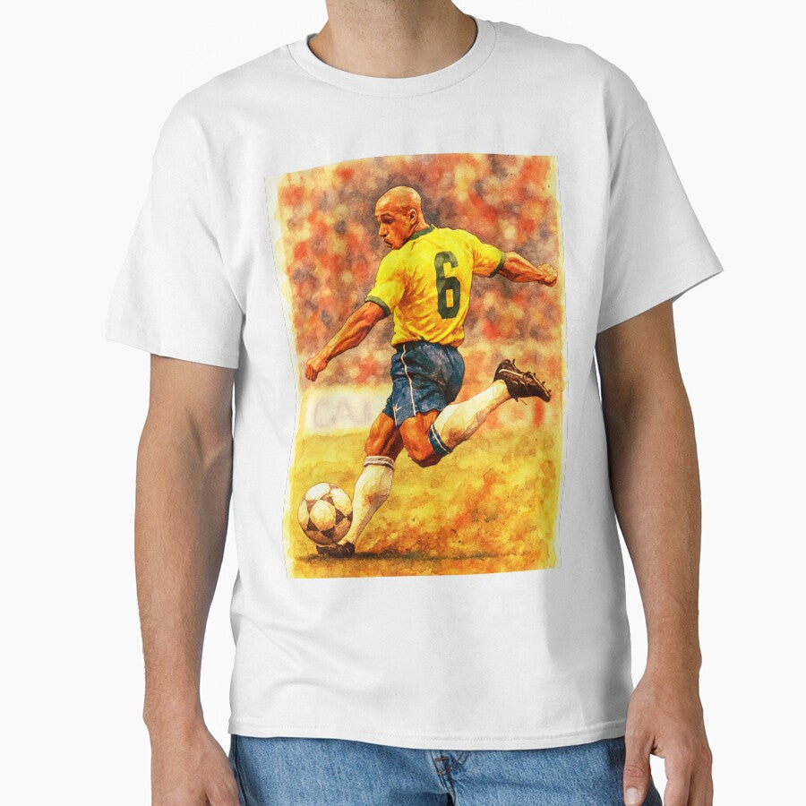 Roberto Carlos Classic Football Legend by Sarcastic designs