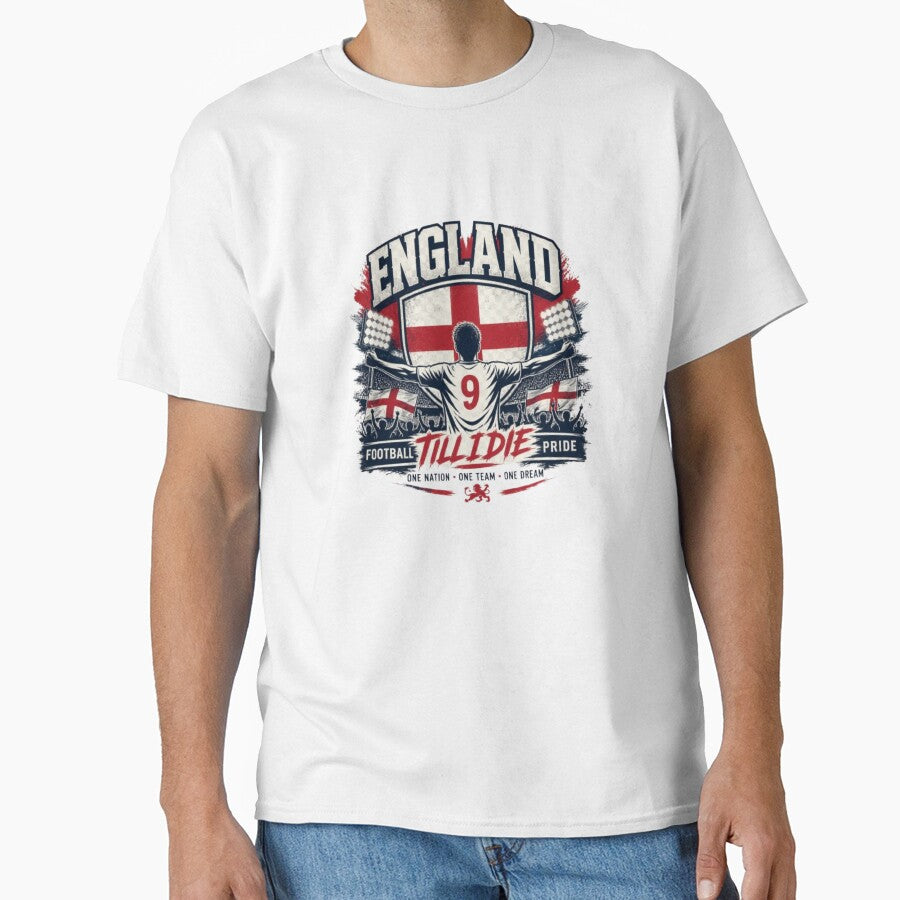 England Football Pride Retro Supporter Design by Shadryx