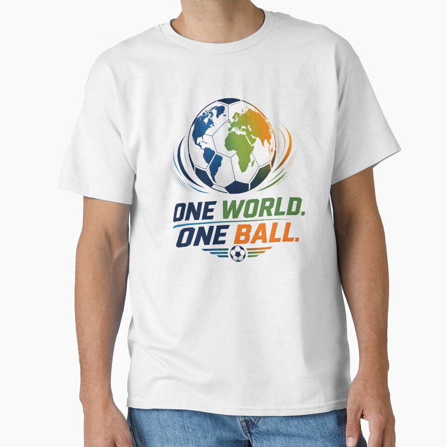 One World One Ball | Global Soccer Football Fan Design by TrueArtVibes