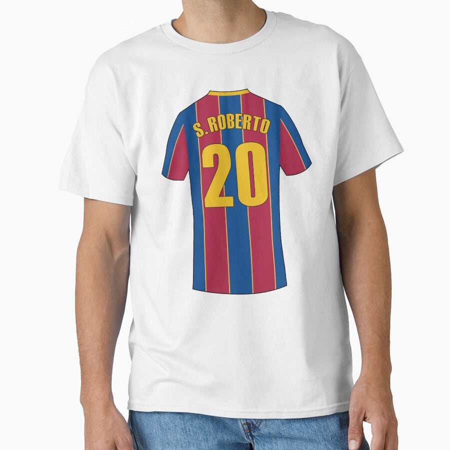 Sergi roberto Barcelona football jersey number by Justtrendytees