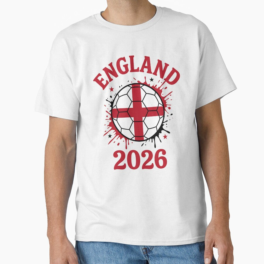 England World Cup 2026 football supporter| St George Cross Football by dudelinart