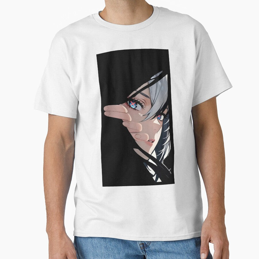 Anime Aesthetic Girl Eye Glow Minimal Dark Art | Cyberpunk Manga Style Portrait by Dyan4