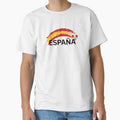 Spain Football Fan Soccer Supporter Shirt by Retr0Tshirts