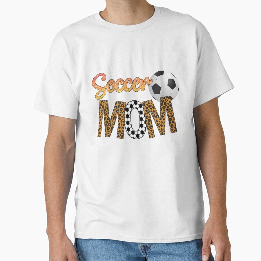 Soccer Mom, Leopard Heart, Soccer Mom Iron, Soccer ball, Gifts for Mom Happy Mother's Day by RaspberryEM