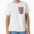 Team Norway 2026  Soccer Fan T-Shirt V13 by DBWStudios