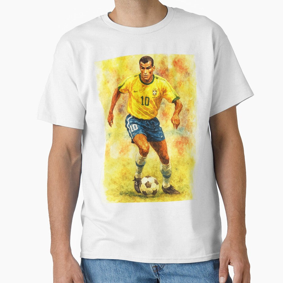 Rivaldo Classic Football Legend by Sarcastic designs
