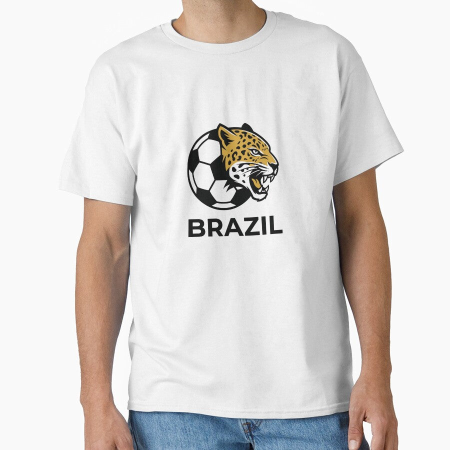 Brazil Soccer Jaguar Premium Minimalist World Cup Sticker by Mr-wow