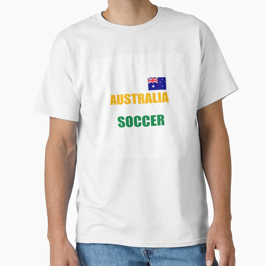 Australia Soccer Shirt – Green and Gold Fan Tee | Uncle Jichuan by Uncle-Jichuan