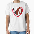 Soccer Mom Football Baller Heart Shape by Drathaar