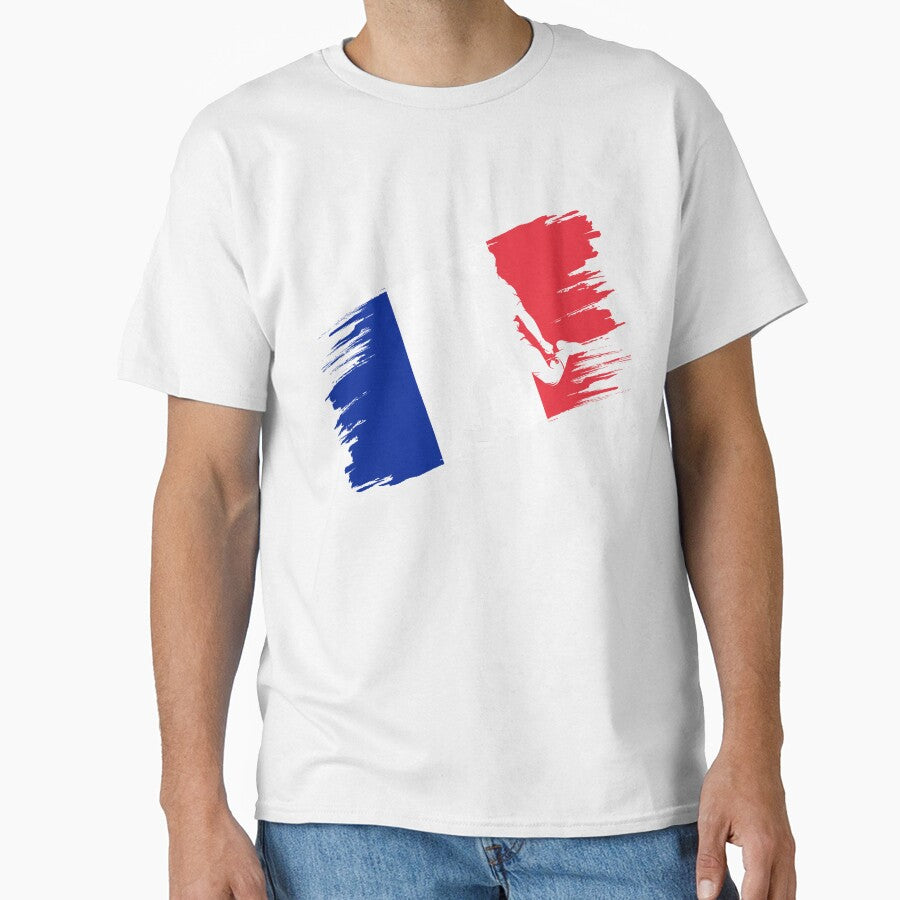 France Flag Football Soccer Fan Jersey by xtocky