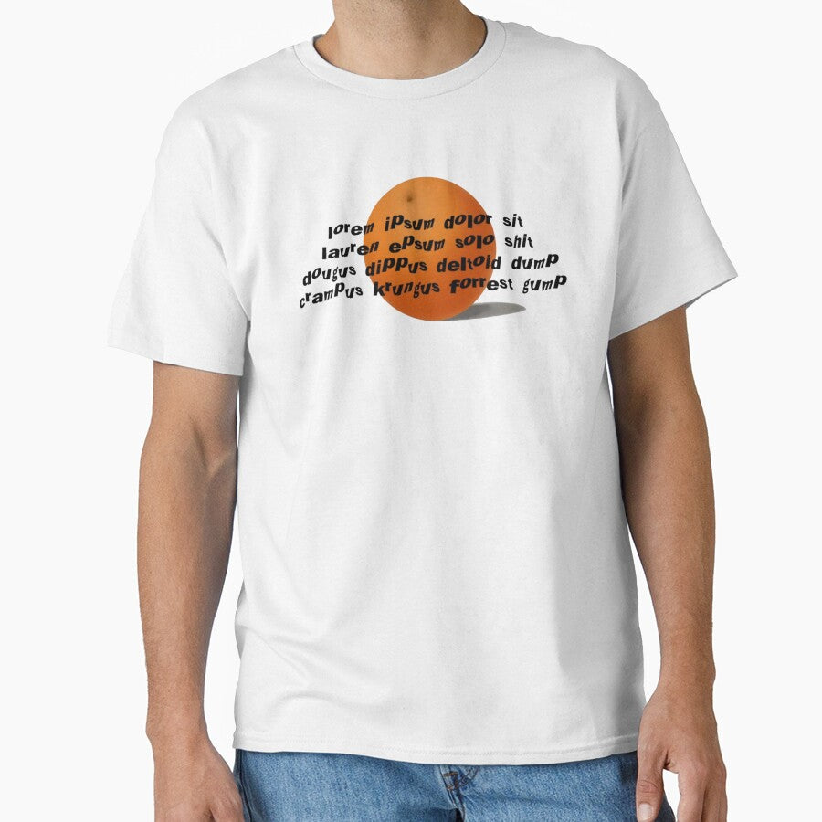 Drawfee lorem ipsum orange merch by Pandemicgoblin