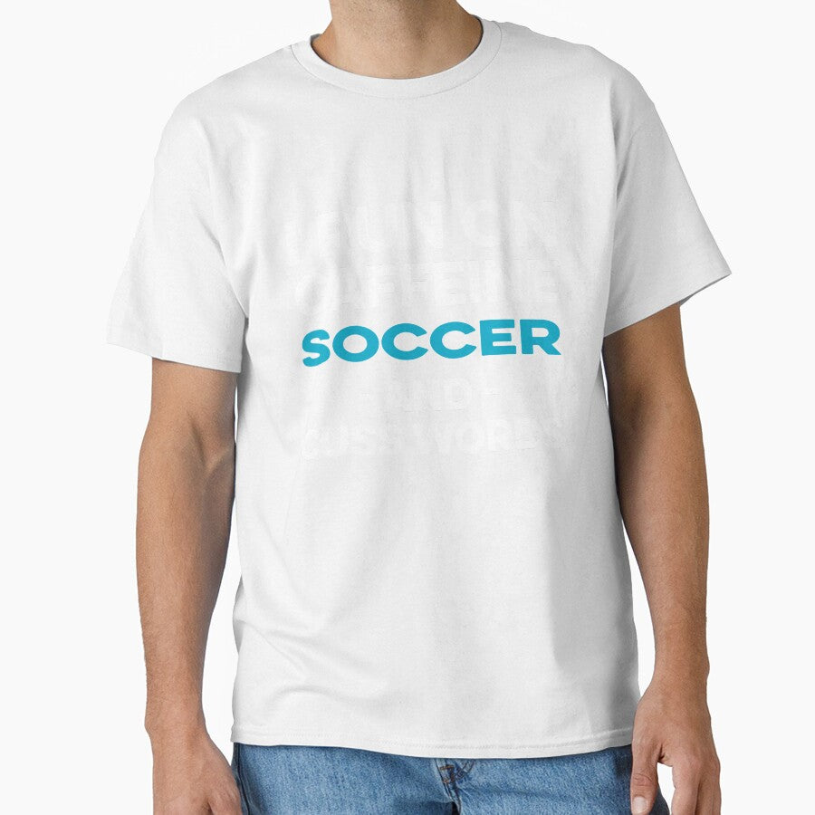 I Run on Caffeine Soccer and Cuss Words by TendyTees