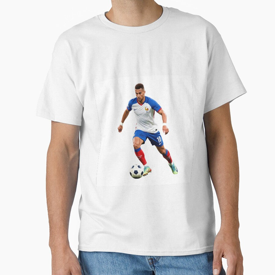 France Football – Blue White Red Soccer Art by Mukesh Saxena
