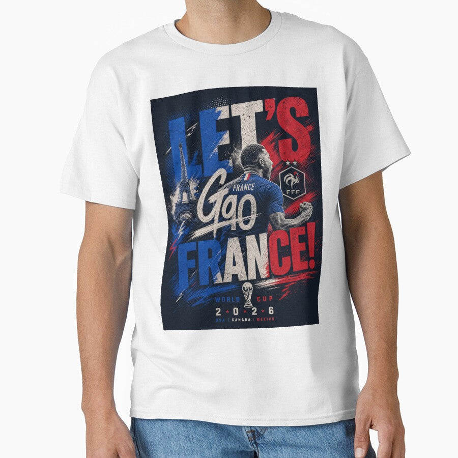 World Cup 2026 | Let’s Go France Distressed Graphic by Jandedan