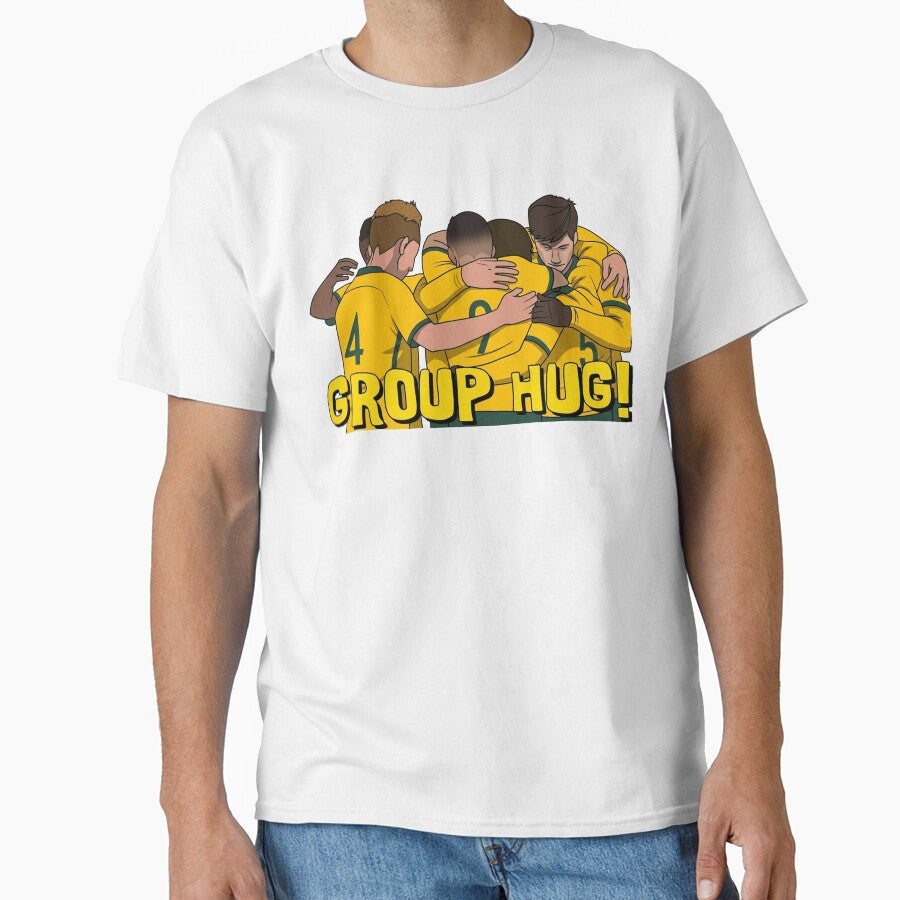 Australia Soccer Group Hug by clintang