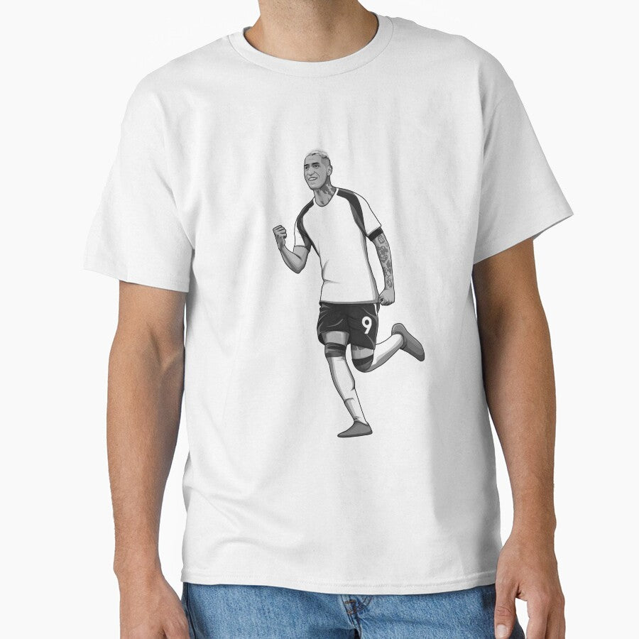 Richarlison Black and White Version by Aldduardo