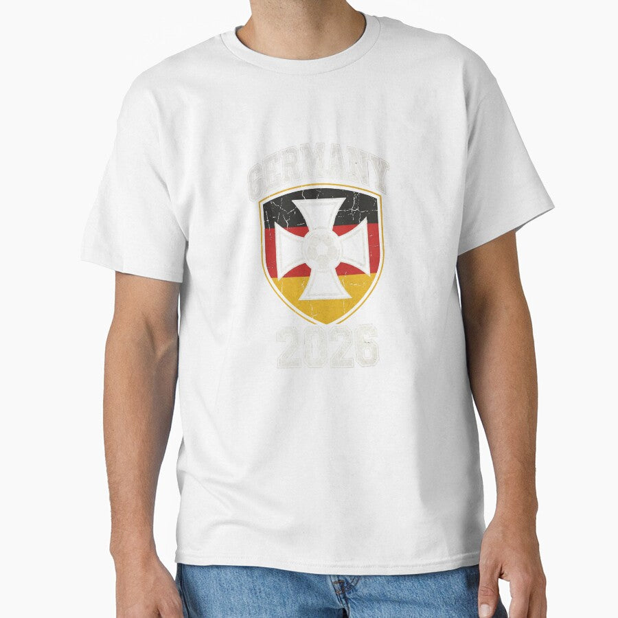 Germany Football 2026 Vintage Soccer Crest | Retro German Soccer by Imaginationbeyond