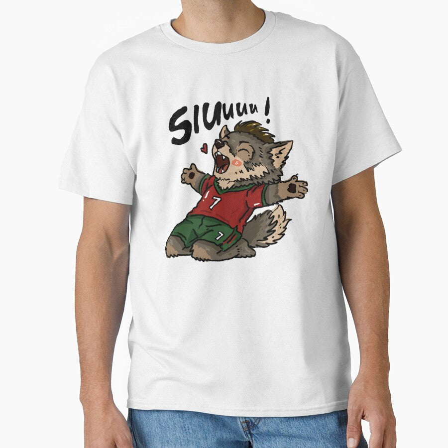 SIUU Wolf Portugal Football Celebration | Cute World Cup Sticker by chupichapa