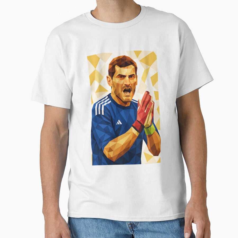 Iker Casillas Madrid Football Legend Soccer Icon Art by kakarikihill