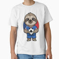 Cute Sloth France Soccer Football Fan by k3rstman1