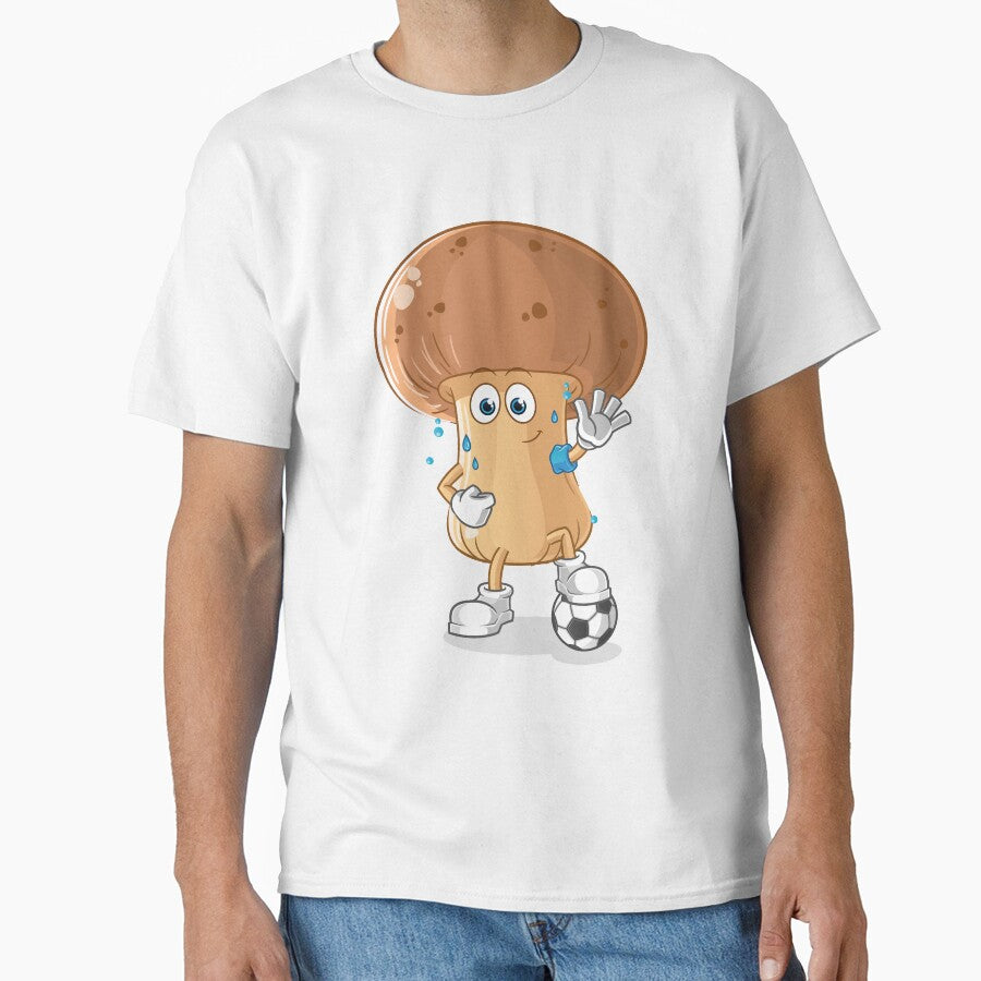 Soccer Mushroom Funny Gift Idea by Marco Damm