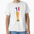 France Football Fan T-Shirt by VelvetPixelShopp