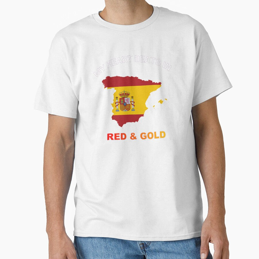 Spain Spanish Bull - My Heart Beats in Red and Gold by FancifulDesign