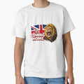 England It’s Coming Home Lion Football Fan Design by OfficeFighter