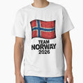 Team Norway 2026  Soccer Fan T-Shirt V7 by DBWStudios