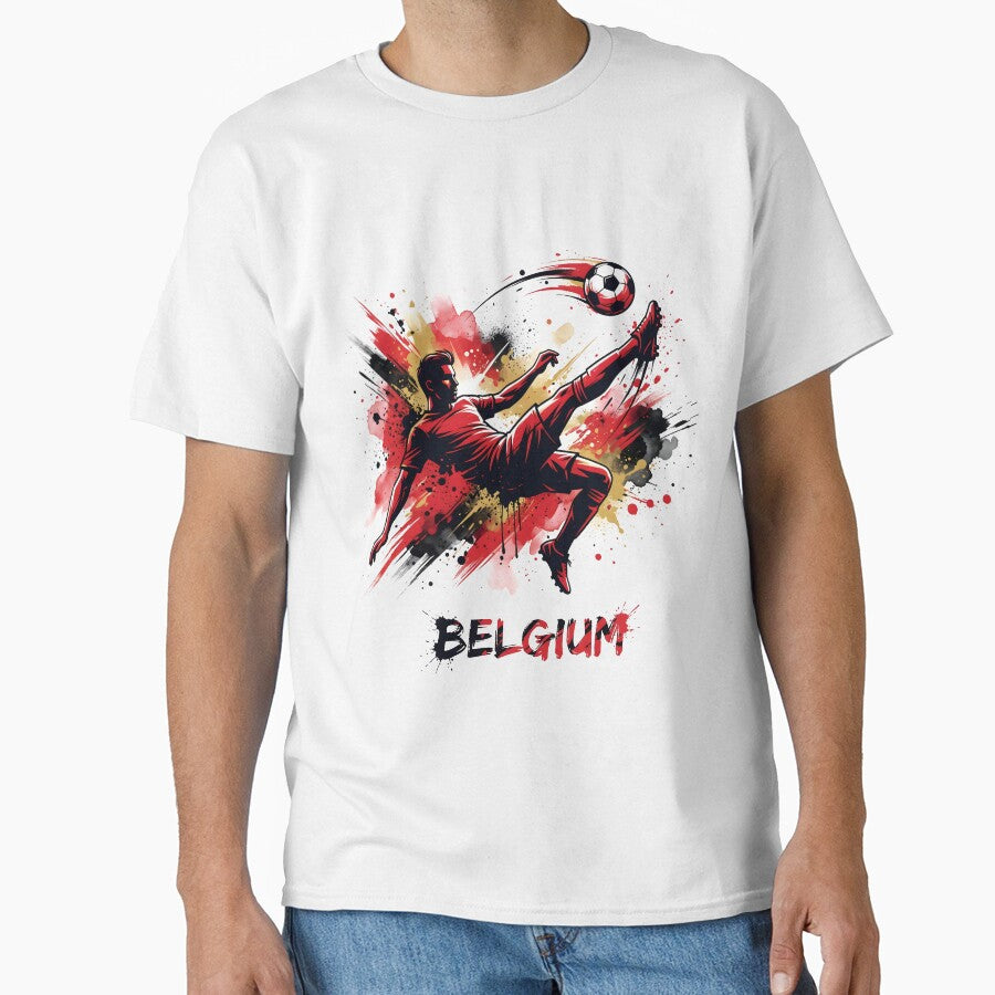 Red Devils Spirit Soccer Shirt | Iconic Belgium Football Colors Tee | Fan Pride Gift by 3ac-Arts