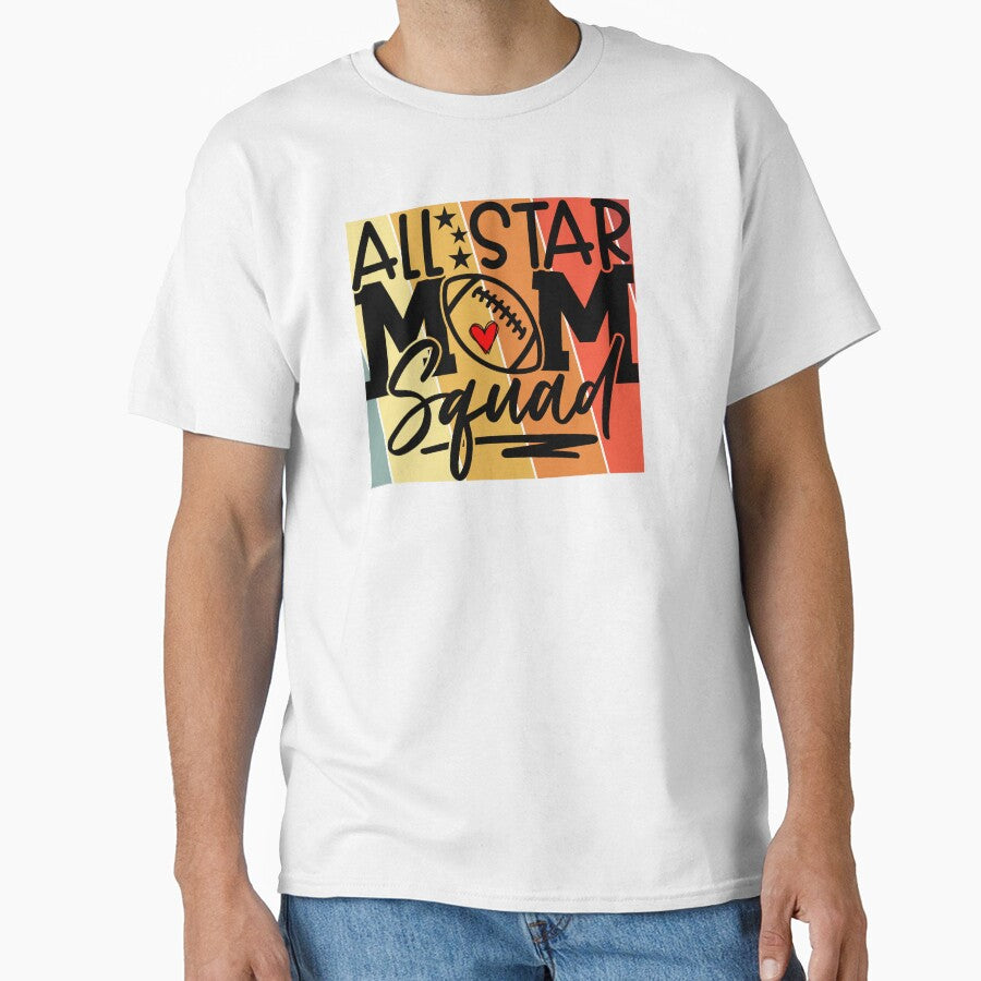 All star  football mom squad vintage design by Moussa  Sussi