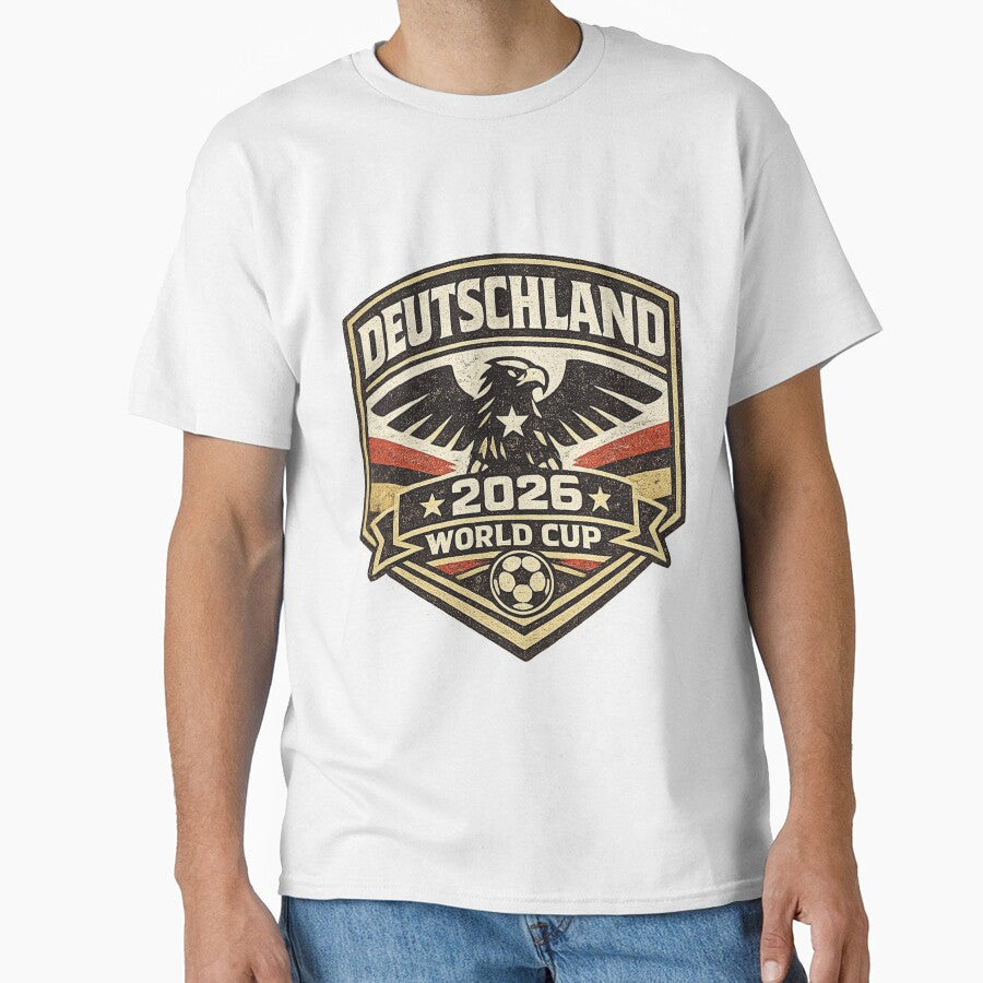 Deutschland 2026 World Cup Vintage Eagle T-Shirt by ArthUpscale