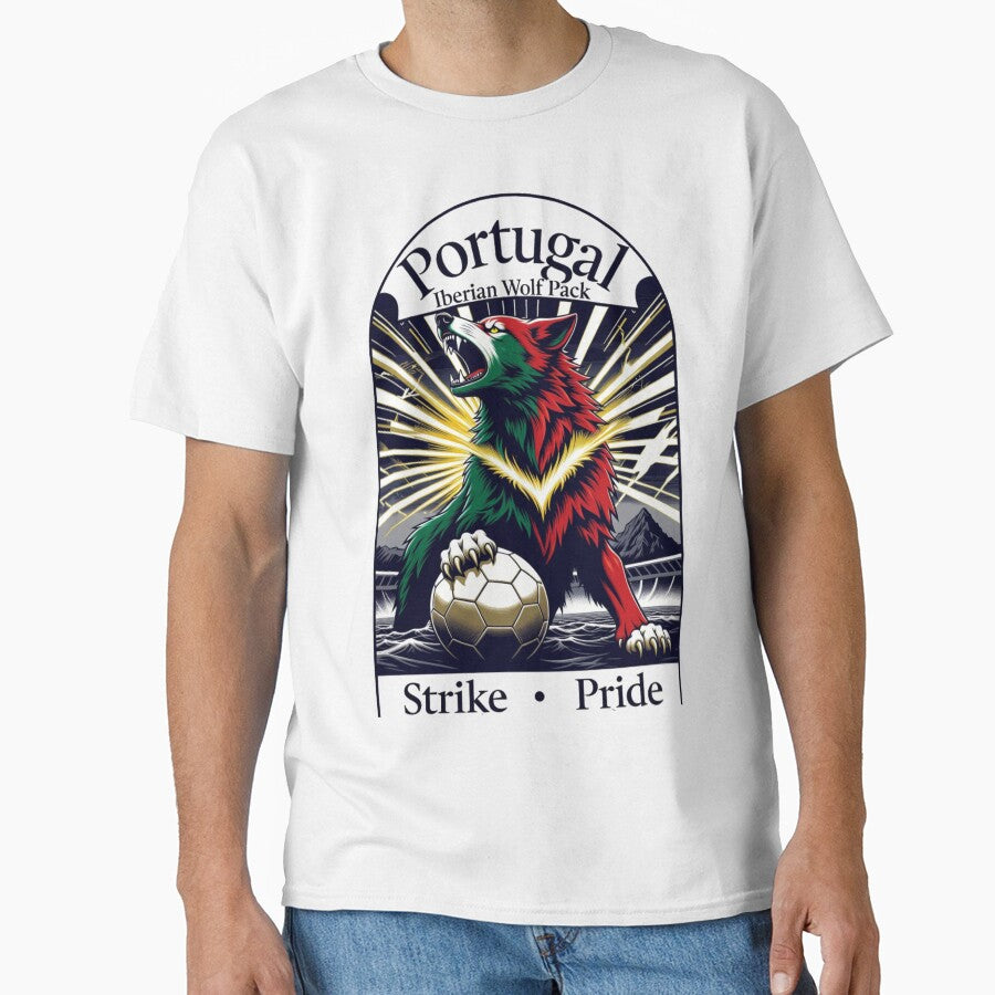 Iberian Wolf Portugal Triumph Tee, Soccer Pack Power Mug, Football Heritage Gift by YMLux