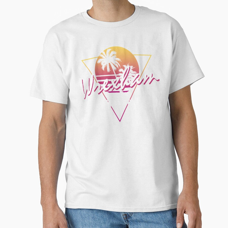 Funny 80s Retro Sunset _Wrexham_ Wales by MimounArt