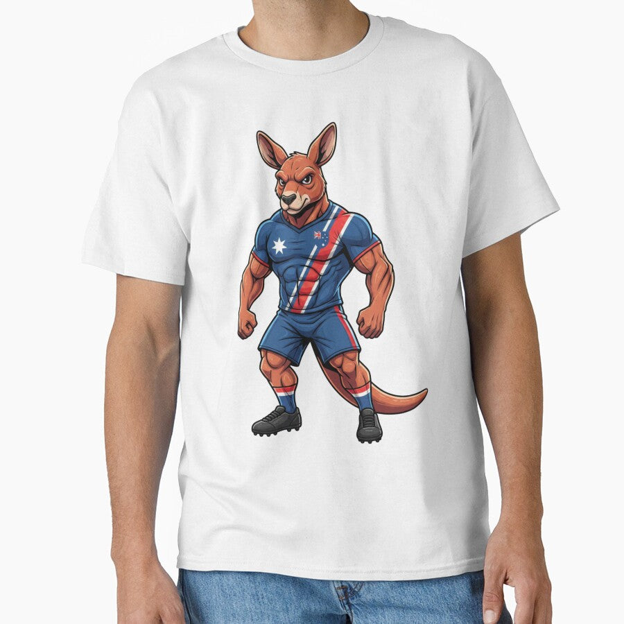 Strong Australian Kangaroo Football Mascot 2026 by ArtByKatti