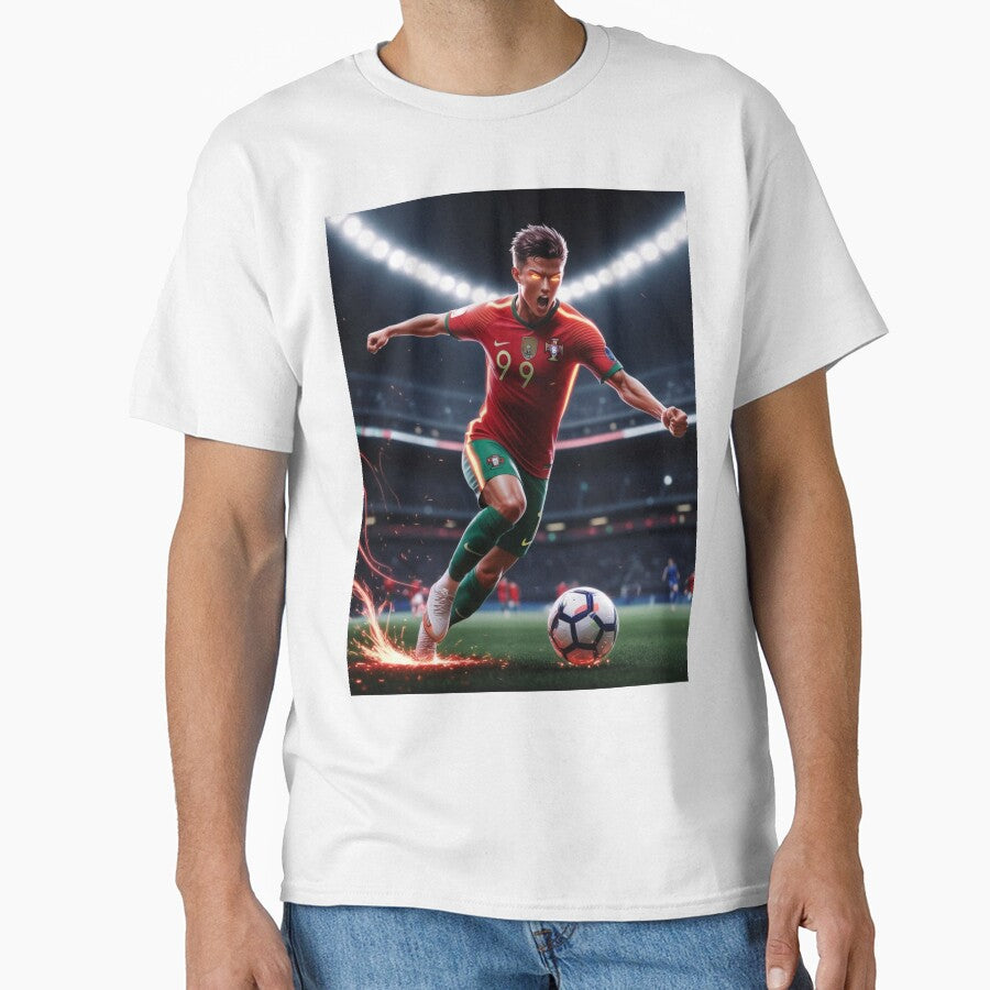Diogo Jota Anime Poster – Super Striker Portugal Art, Glowing Aura Football Wall Decor by zevorgue