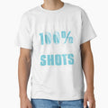 Funny Ice Hockey Player You Miss 100% Of The Shots Gift by tomtomd