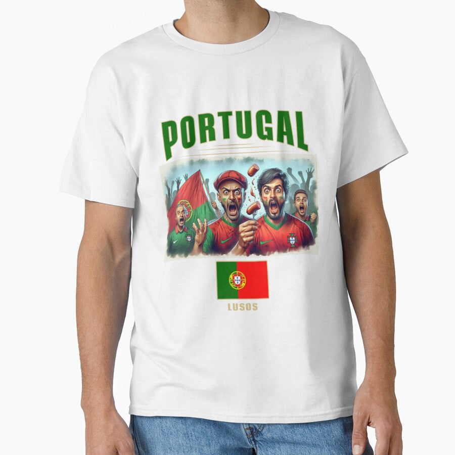 Portuguese Fans Euro24, sausage on a Fork. Portugal by Get-Forked