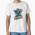 Stealth Striker Soccer Ninja Novelty Design T-Shirt by kashthreads