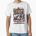 England 2026 Soccer T-Shirt|  Lion Football Fan Graphic Tee | England Flag Sports Streetwear Design by al21ex