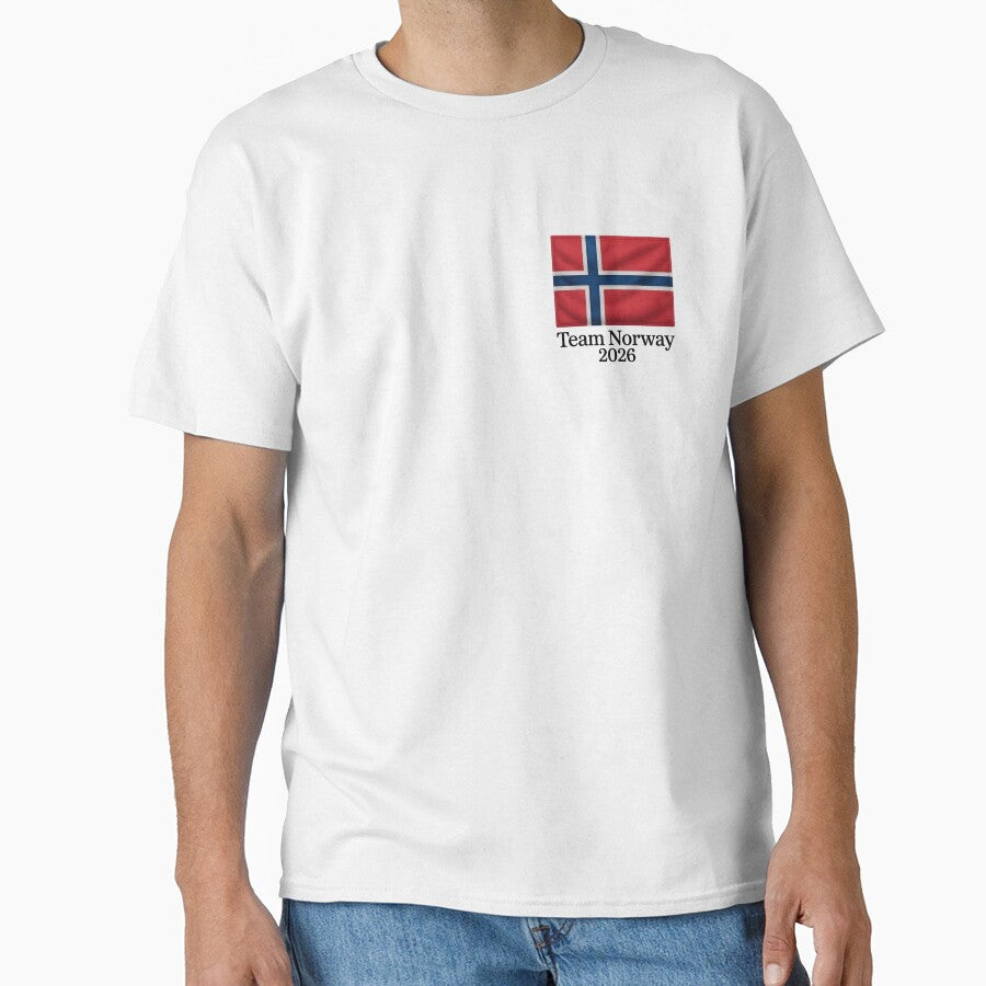 Team Norway 2026  Soccer Fan T-Shirt V17 by DBWStudios