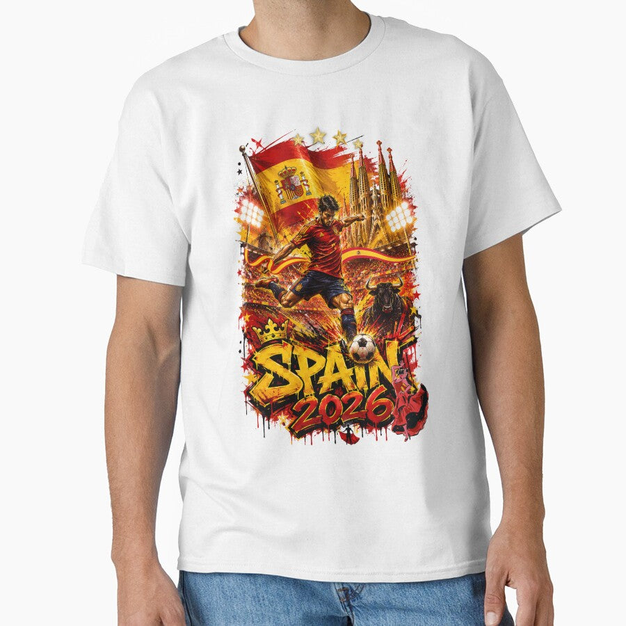 Spain Football 2026 Graffiti Art - Spanish Soccer Merch ver 1 by CosmicNook1